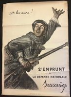 Affiche Originale «On les Aura.. » 1916 WW1 Plakat